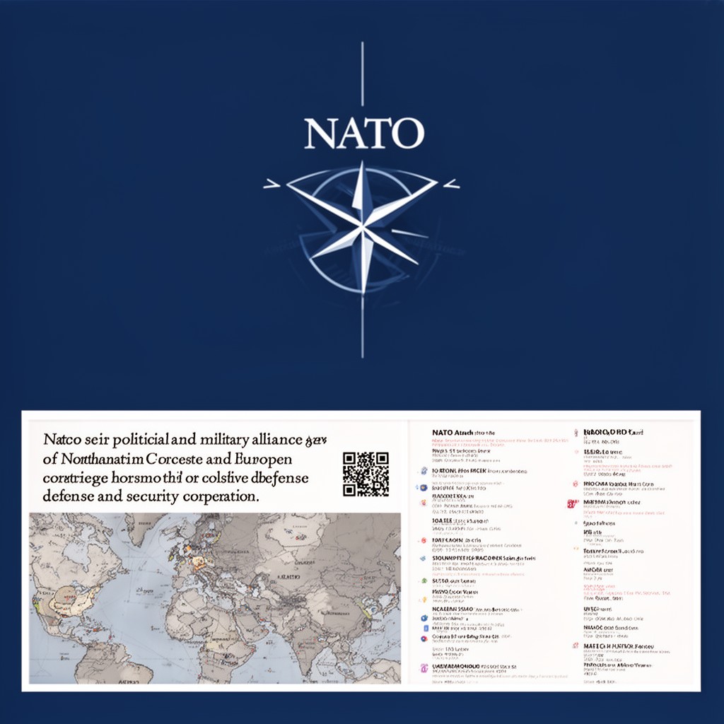 AI-generated illustration of NATO