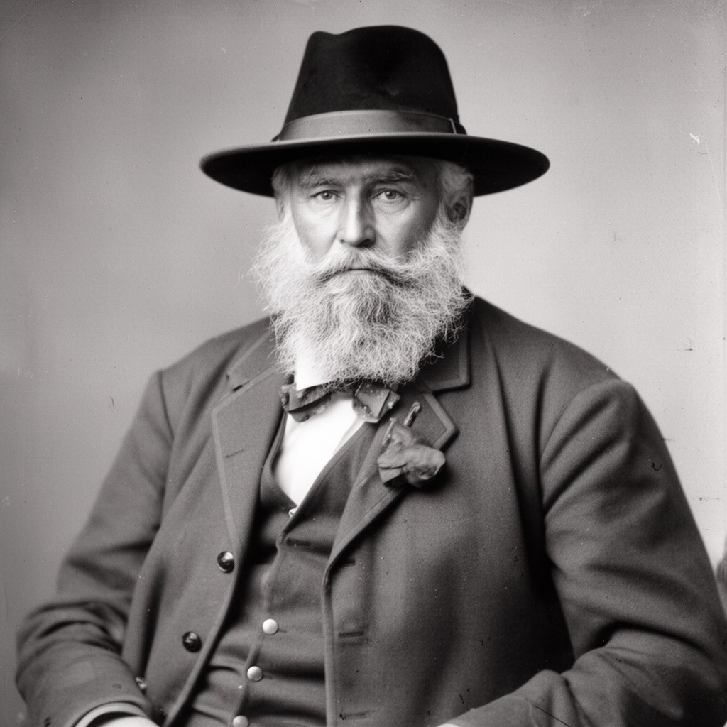 AI-generated illustration of Paul Kruger