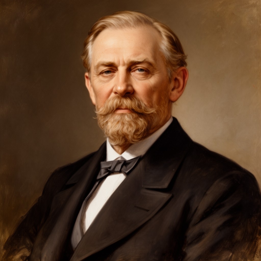 AI-generated illustration of Alfred Nobel