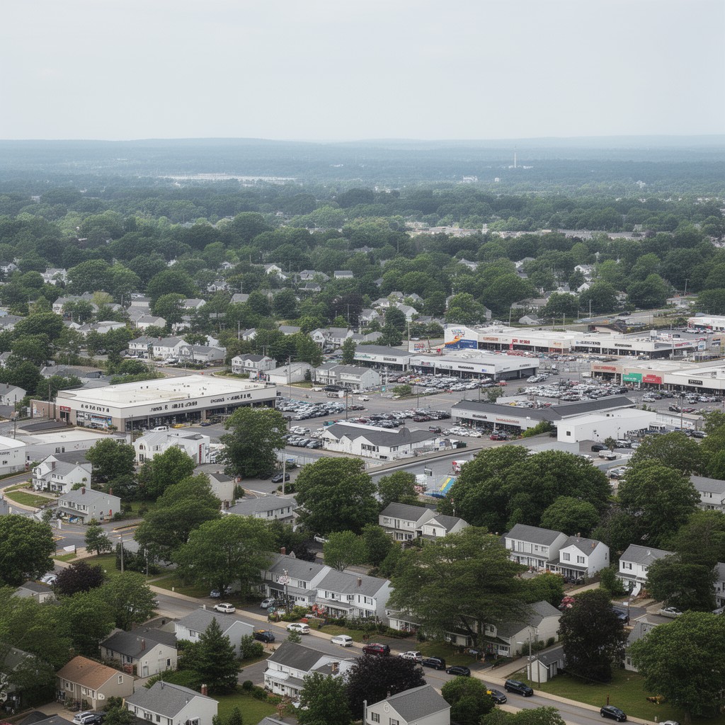 AI-generated illustration of Commack, New York