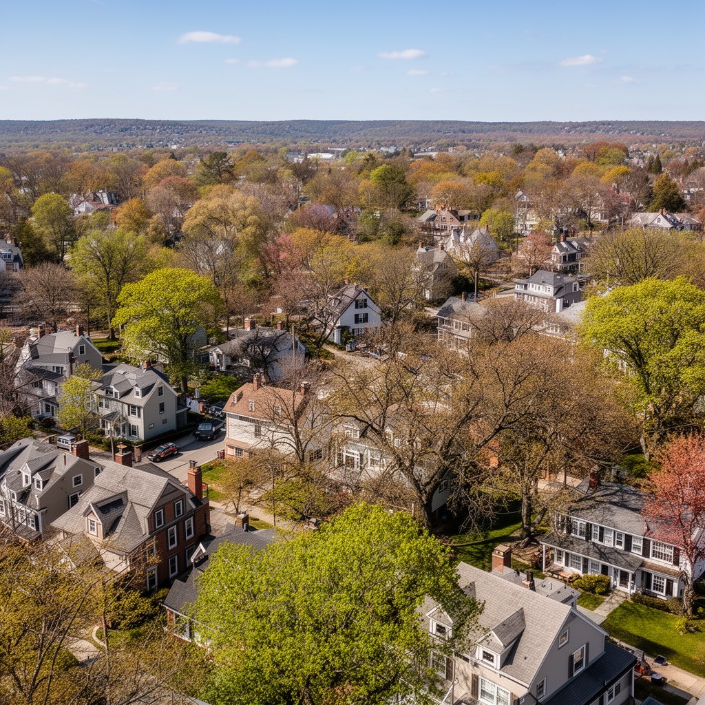 AI-generated illustration of Waban, Newton