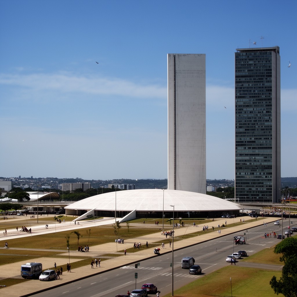 AI-generated illustration of Brasília