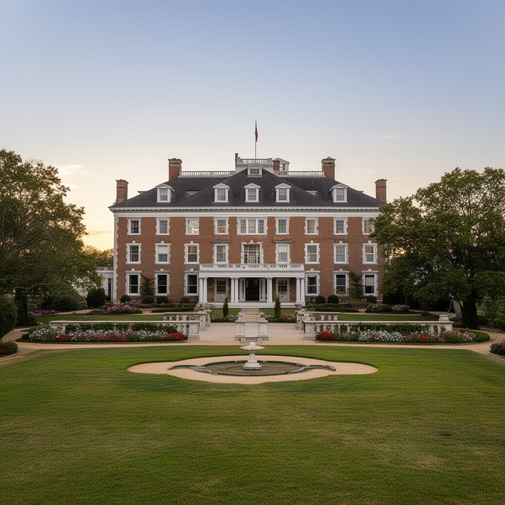 AI-generated illustration of Oxon Hill Manor