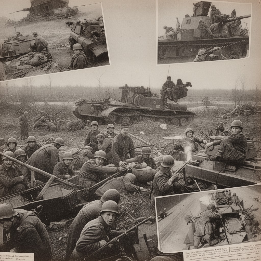 AI-generated illustration of Soviet Central Front