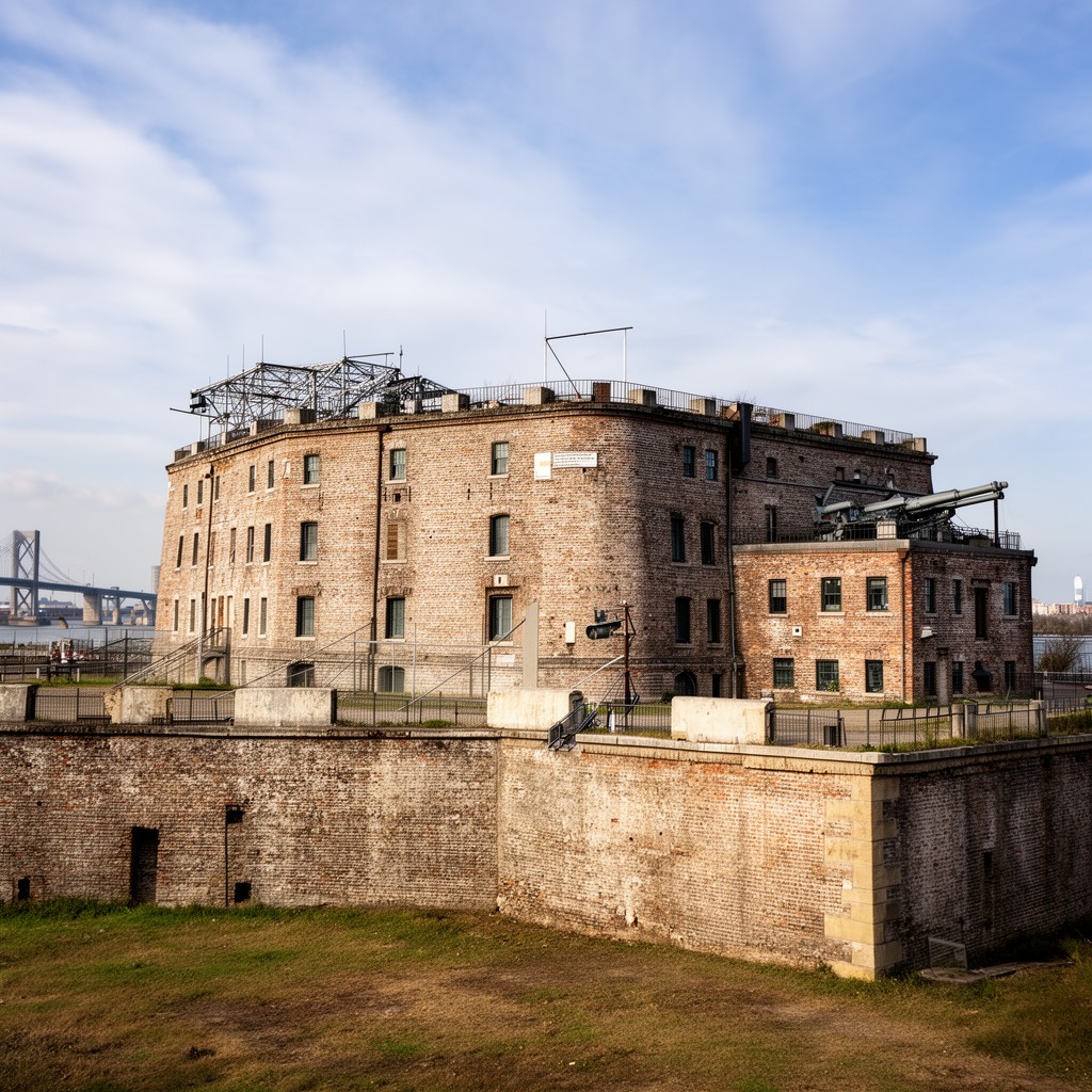 AI-generated illustration of Fort Wadsworth