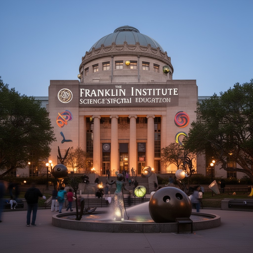 AI-generated illustration of The Franklin Institute