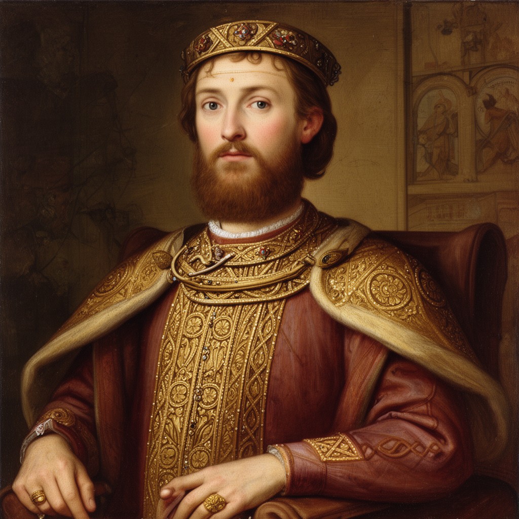 AI-generated illustration of Edward II of England