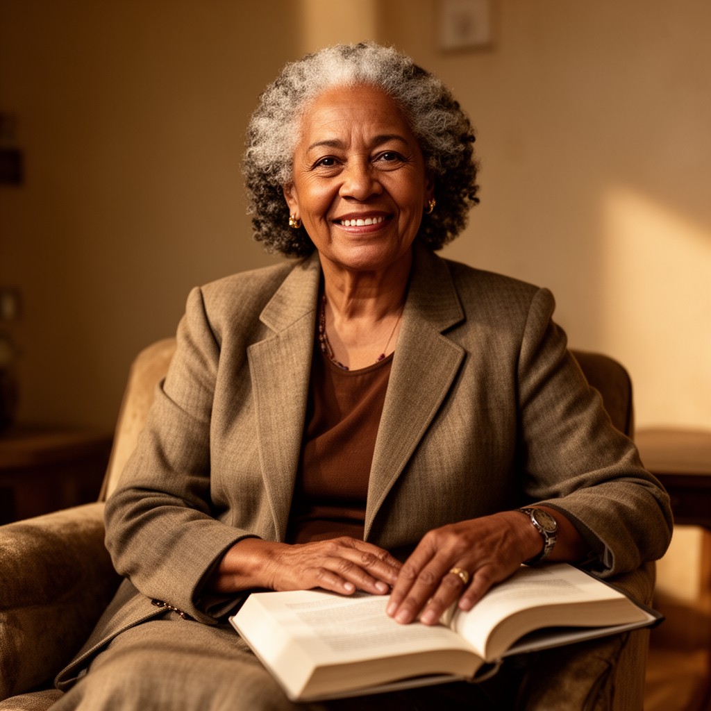 AI-generated illustration of Toni Morrison