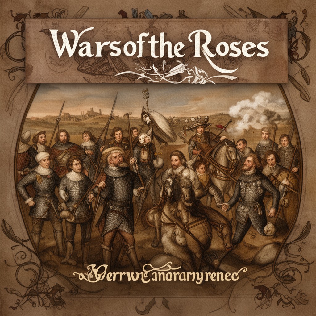 AI-generated illustration of Wars of the Roses