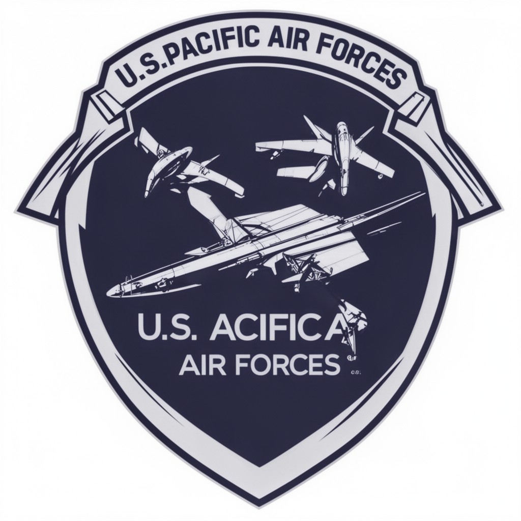 AI-generated illustration of U.S. Pacific Air Forces
