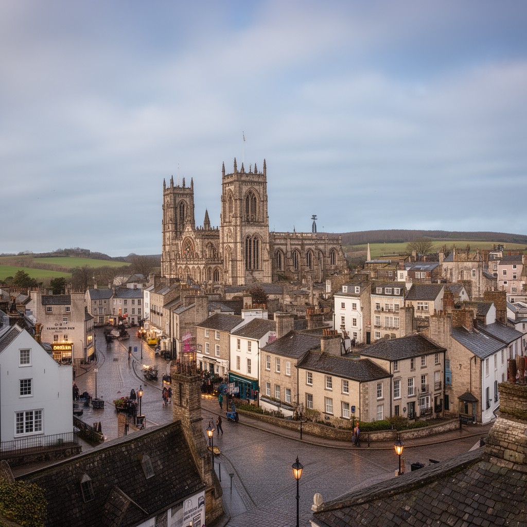 AI-generated illustration of Truro, Cornwall