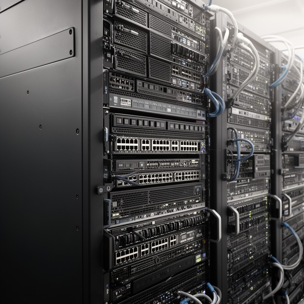 AI-generated illustration of Cisco Nexus switches