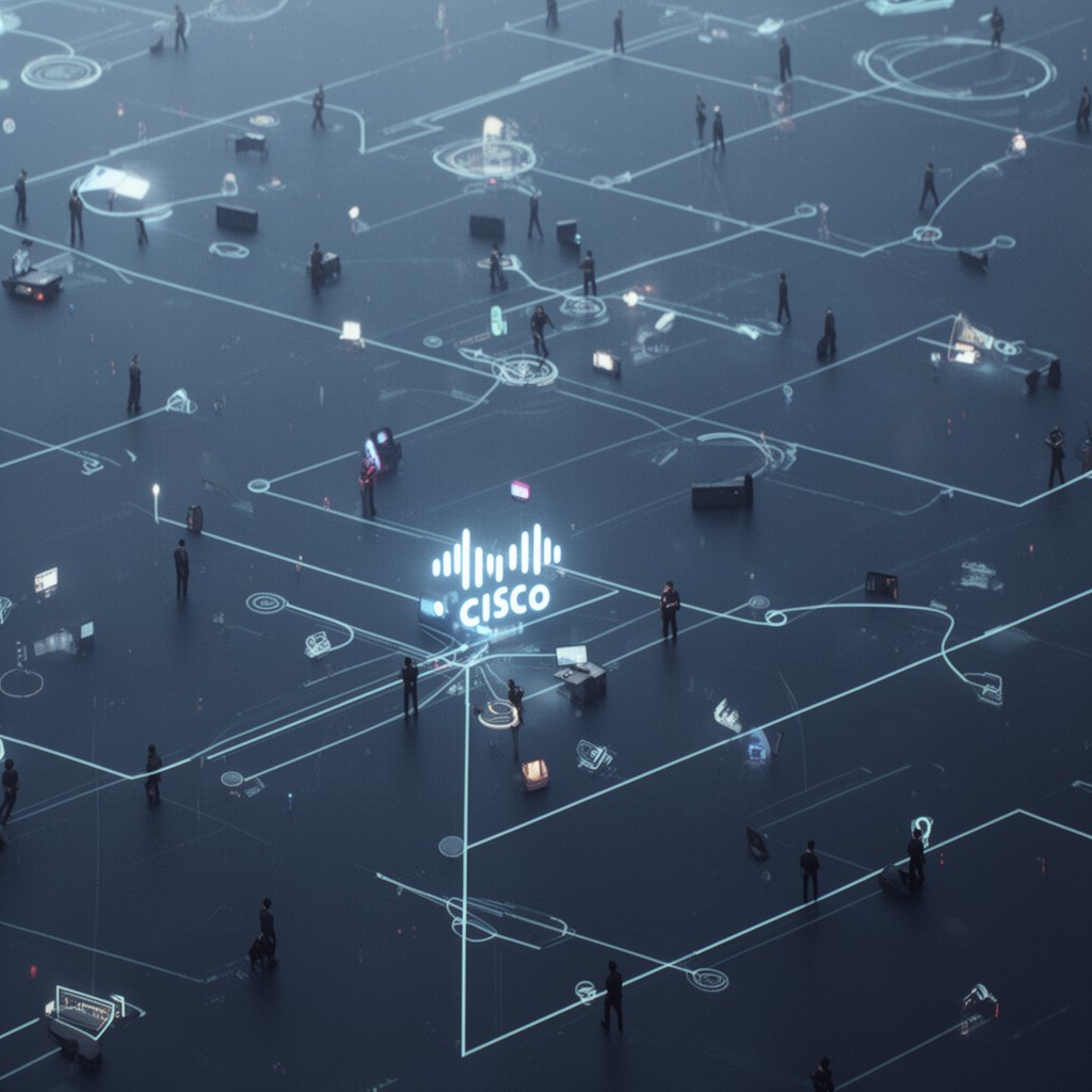 AI-generated illustration of Cisco Certified Network Professional