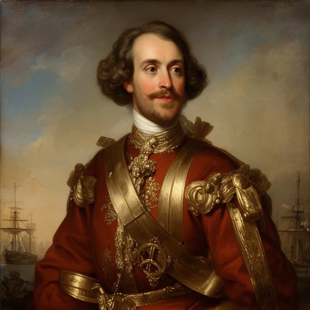 AI-generated illustration of Admiral Cornelis Tromp