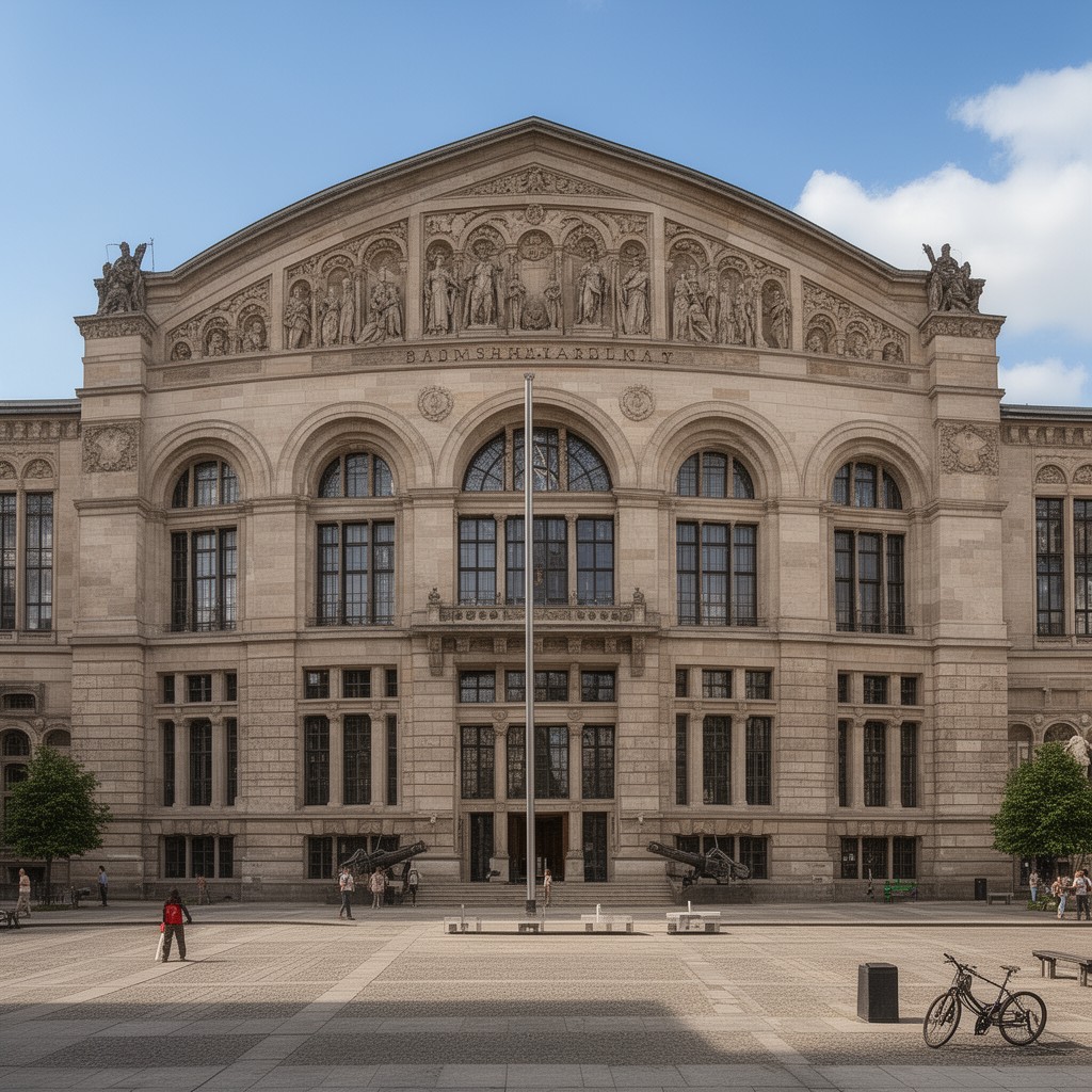 AI-generated illustration of Bauakademie, Berlin
