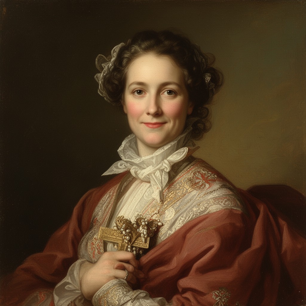 AI-generated illustration of Hannah Callowhill Penn
