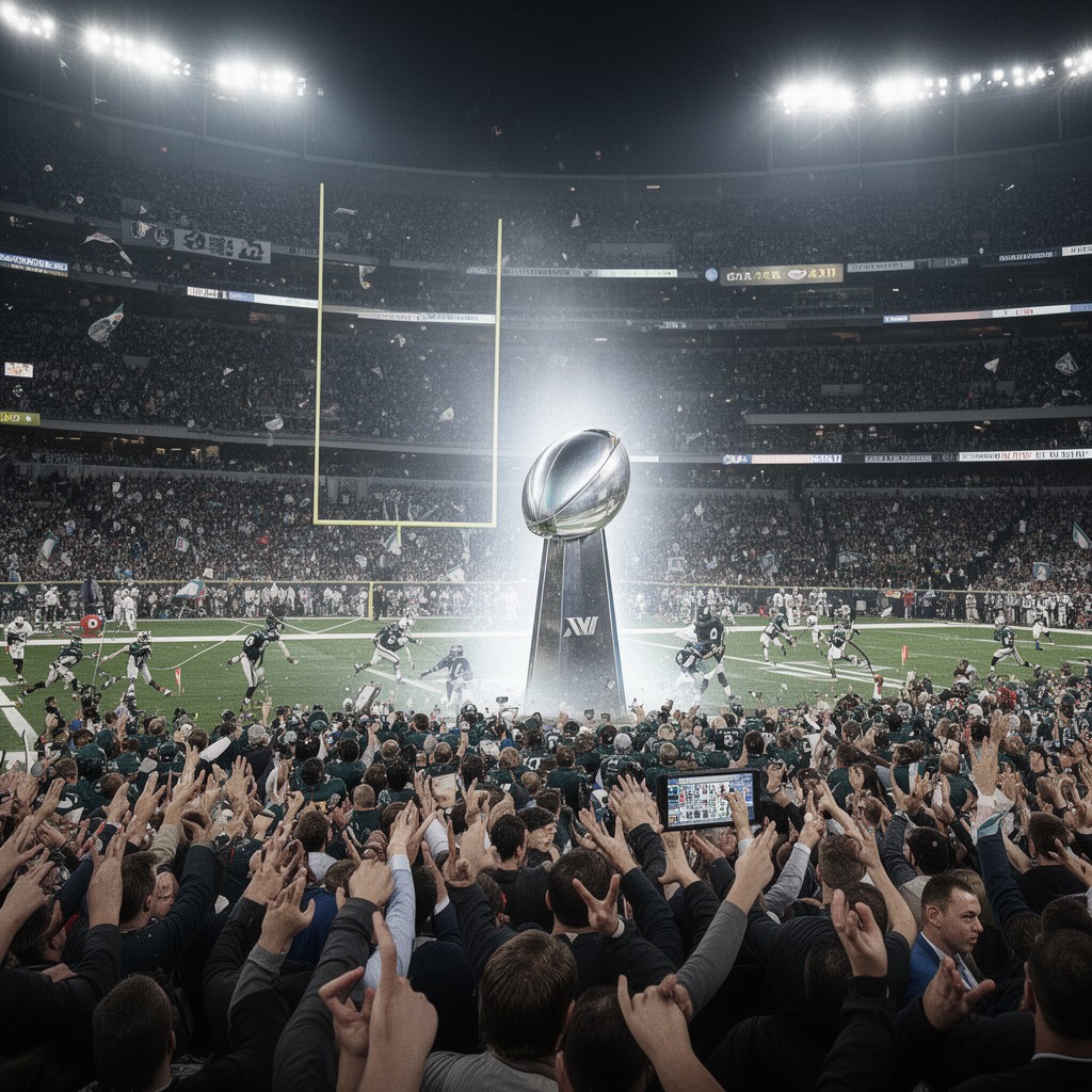 AI-generated illustration of Super Bowl XV