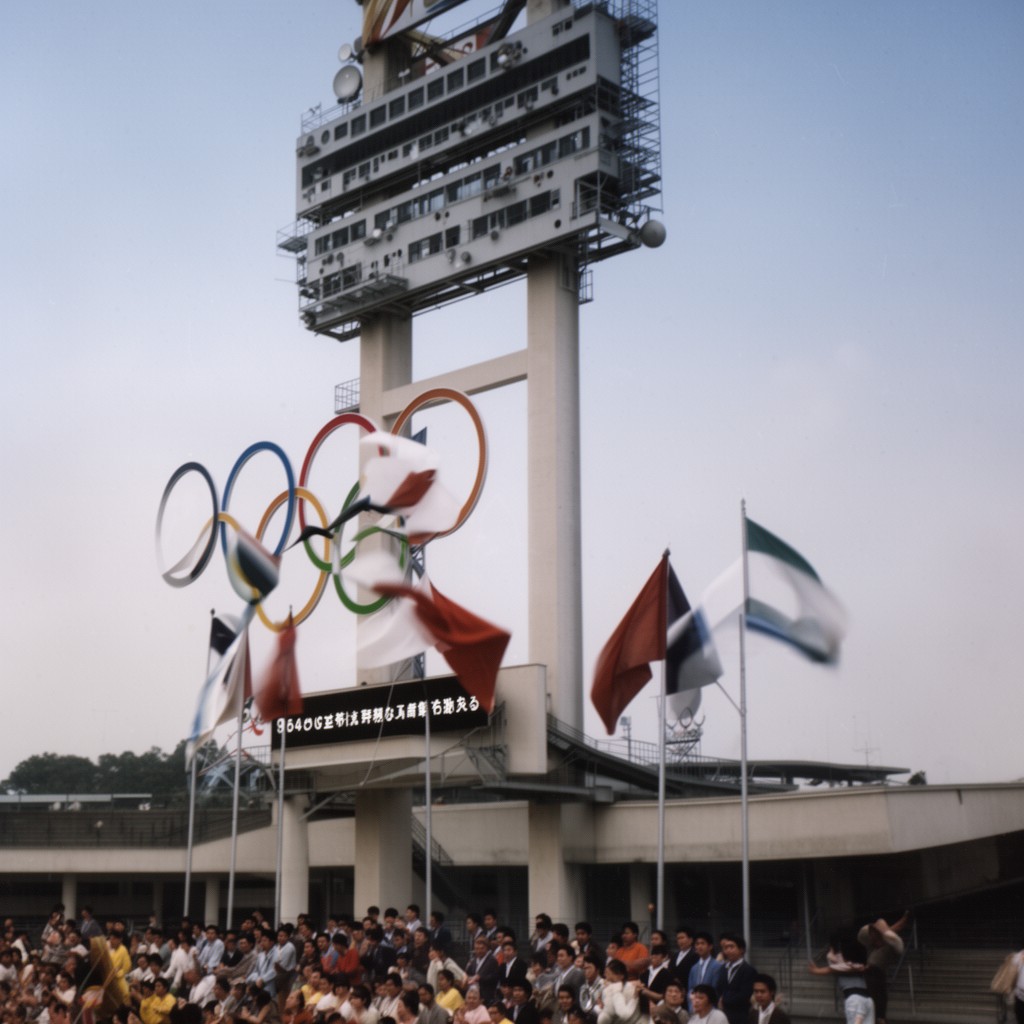 AI-generated illustration of 1964 Summer Olympics