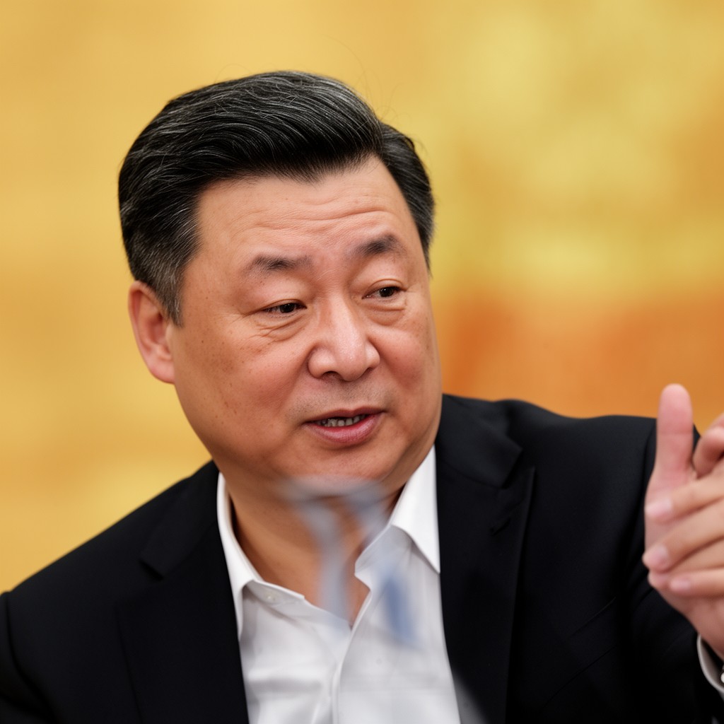 AI-generated illustration of President of China