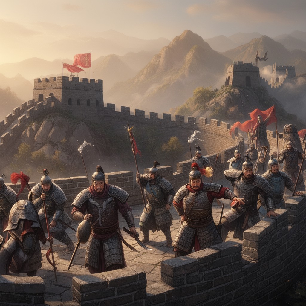 AI-generated illustration of Qin dynasty