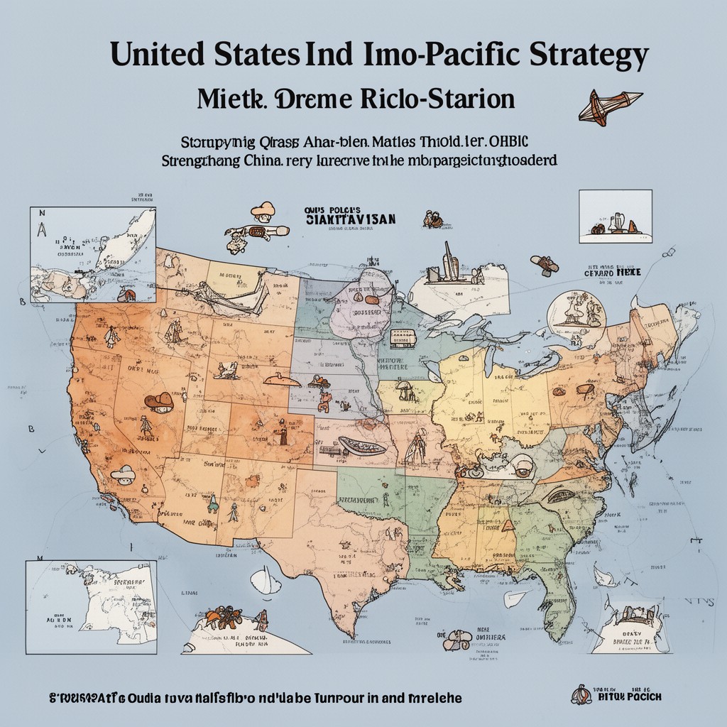 AI-generated illustration of United States Indo-Pacific strategy