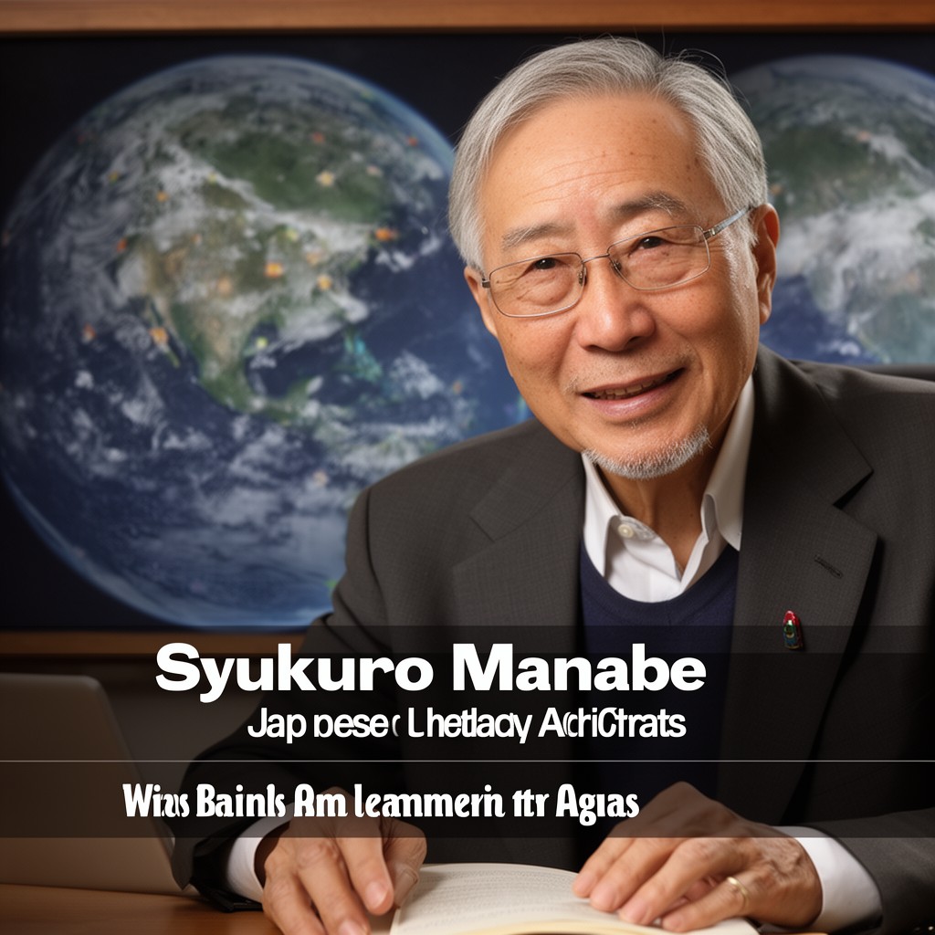 AI-generated illustration of Syukuro Manabe