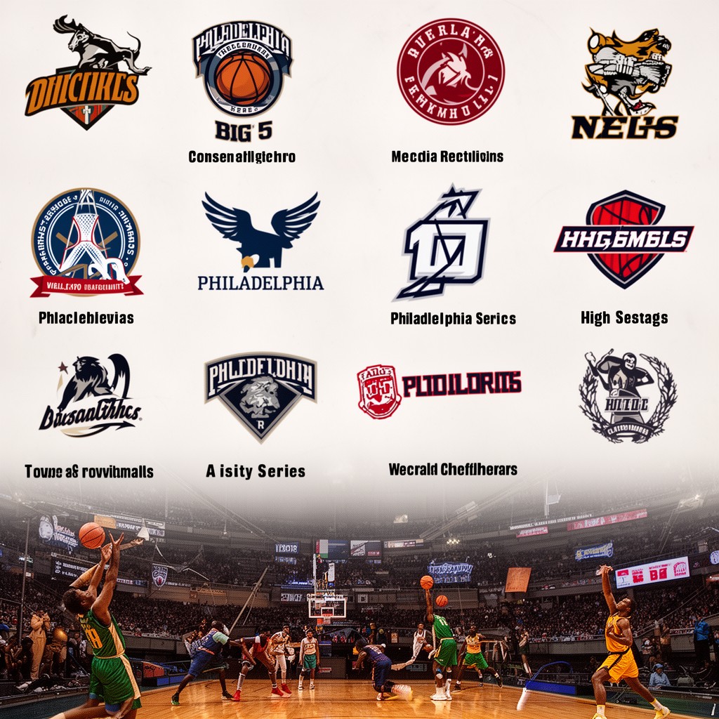 AI-generated illustration of Philadelphia Big 5