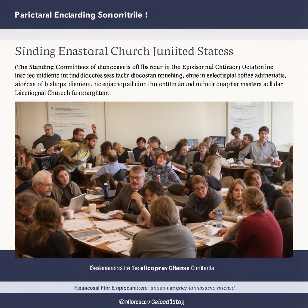 AI-generated illustration of Standing Committees of dioceses in the Episcopal Church (United States)