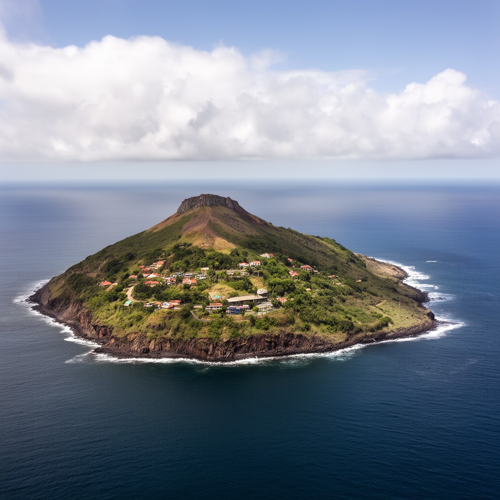 AI-generated illustration of Bioko Island