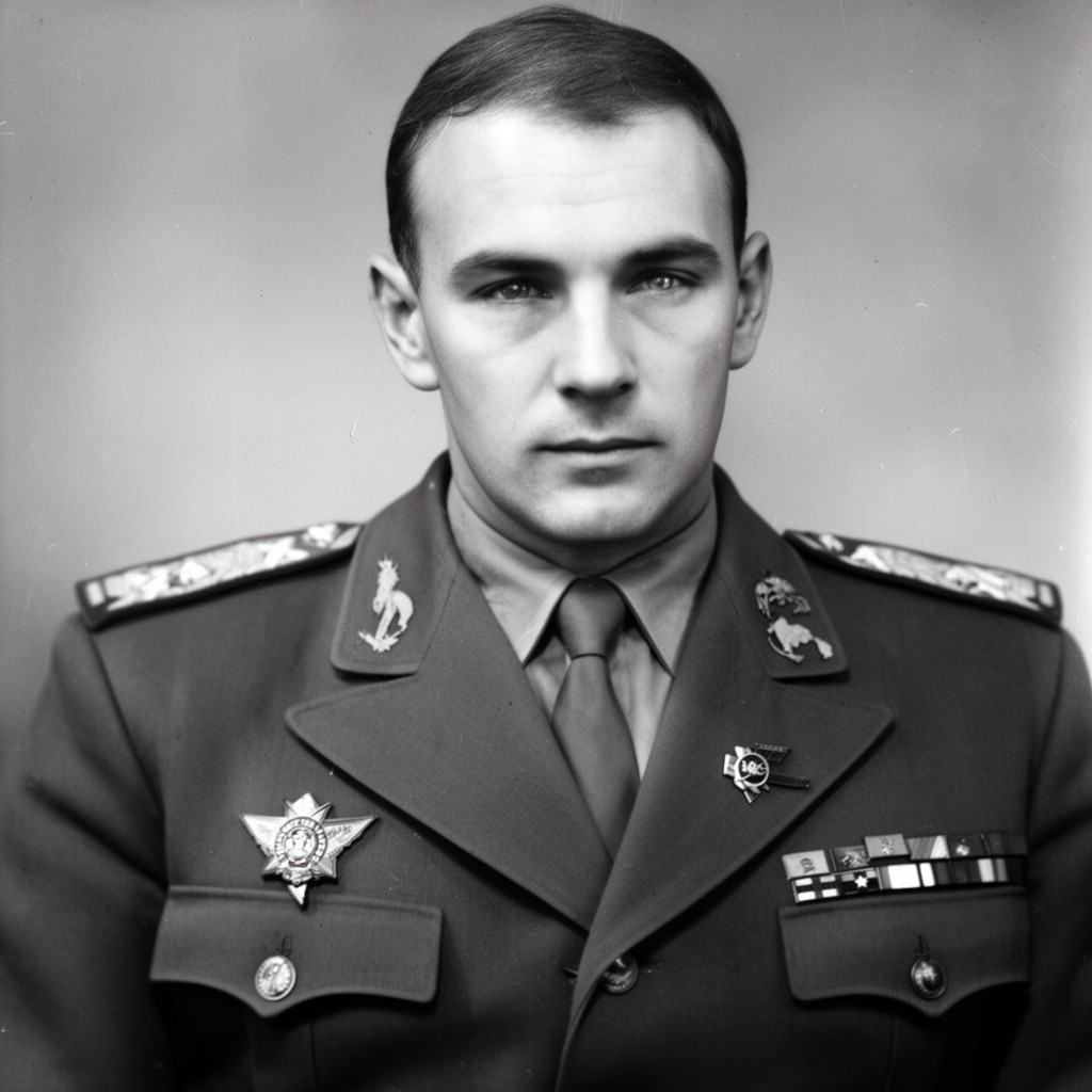 AI-generated illustration of Mikhail Kovalyov