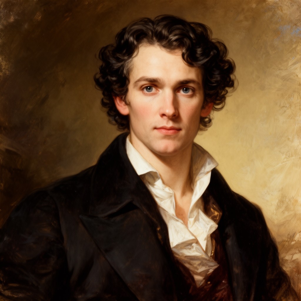 AI-generated illustration of Lord Byron