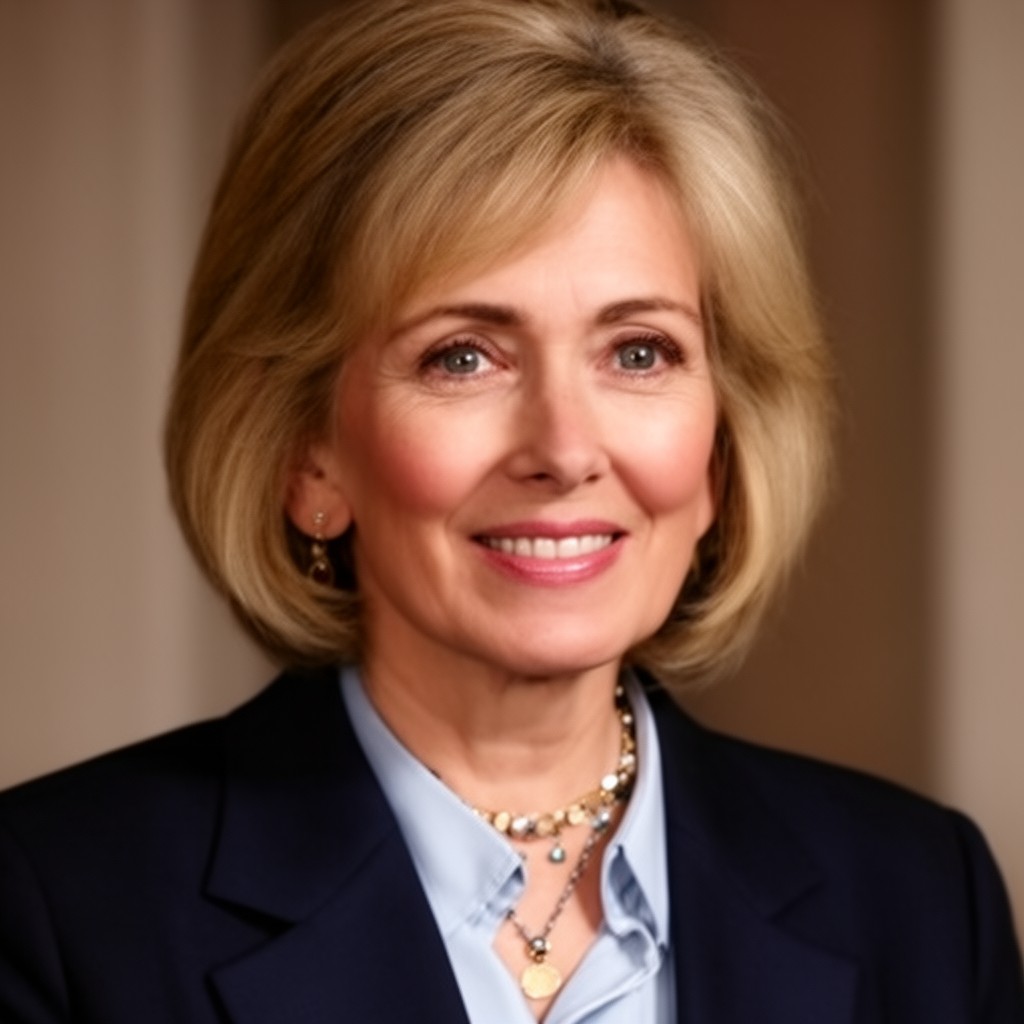 AI-generated illustration of Ann Fleischer