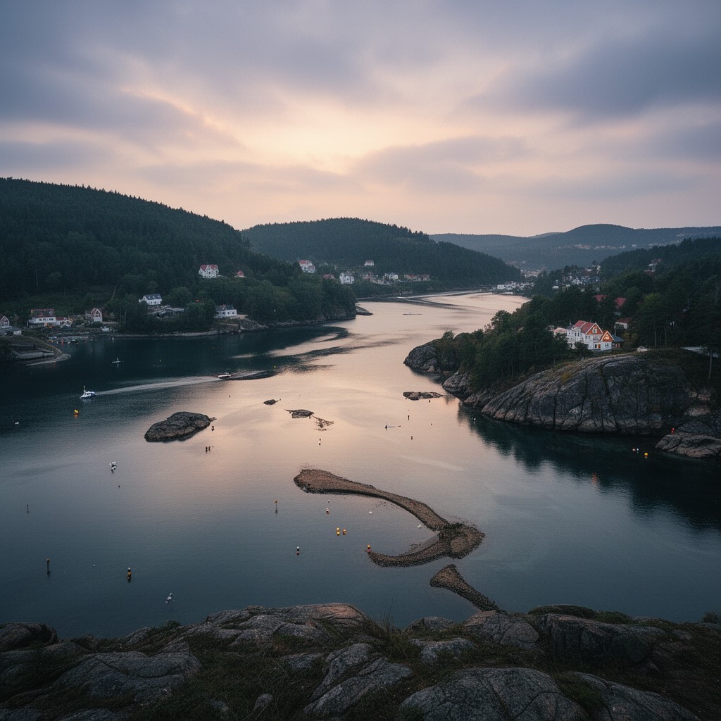 AI-generated illustration of Kattegat