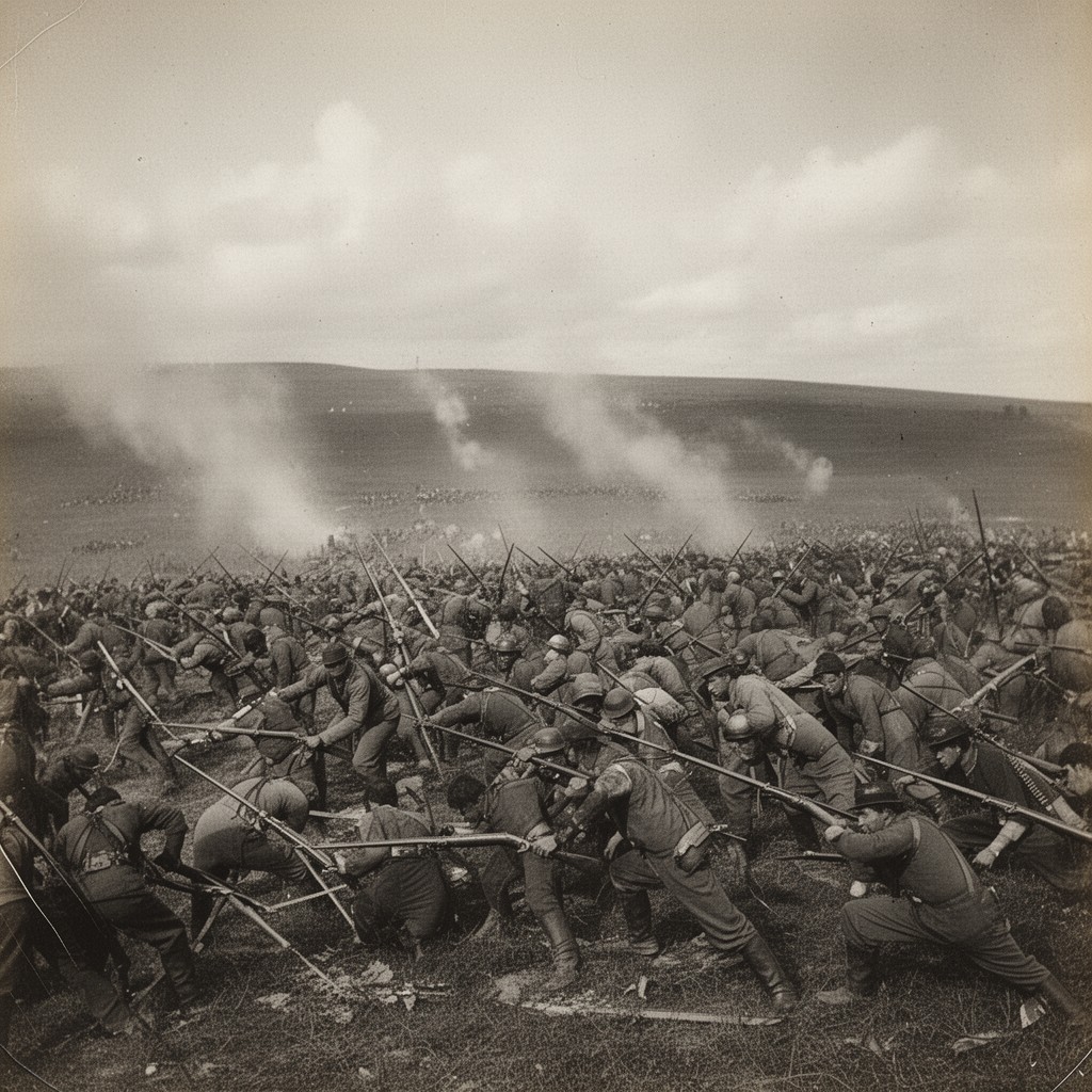 AI-generated illustration of Battle of Gettysburg