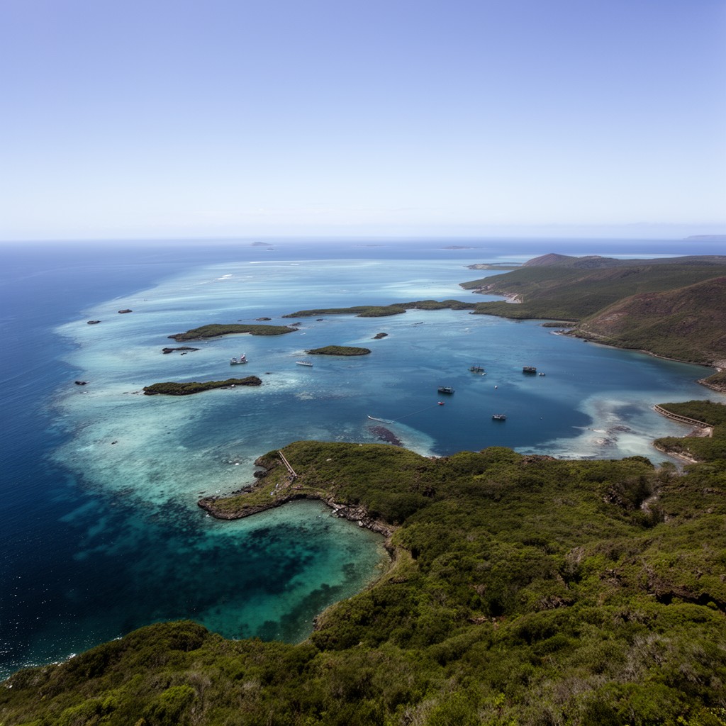 AI-generated illustration of Papahānaumokuākea Marine National Monument