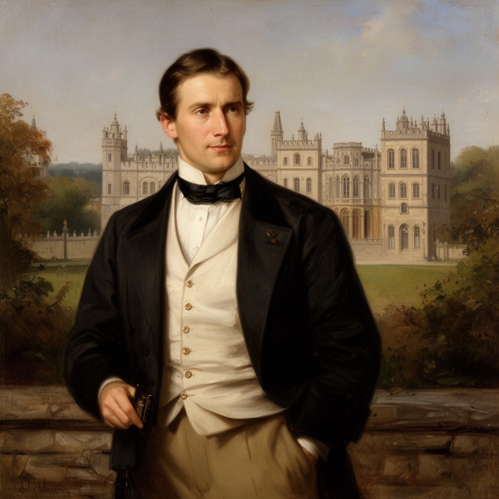 AI-generated illustration of John Spencer-Churchill, 10th Duke of Marlborough