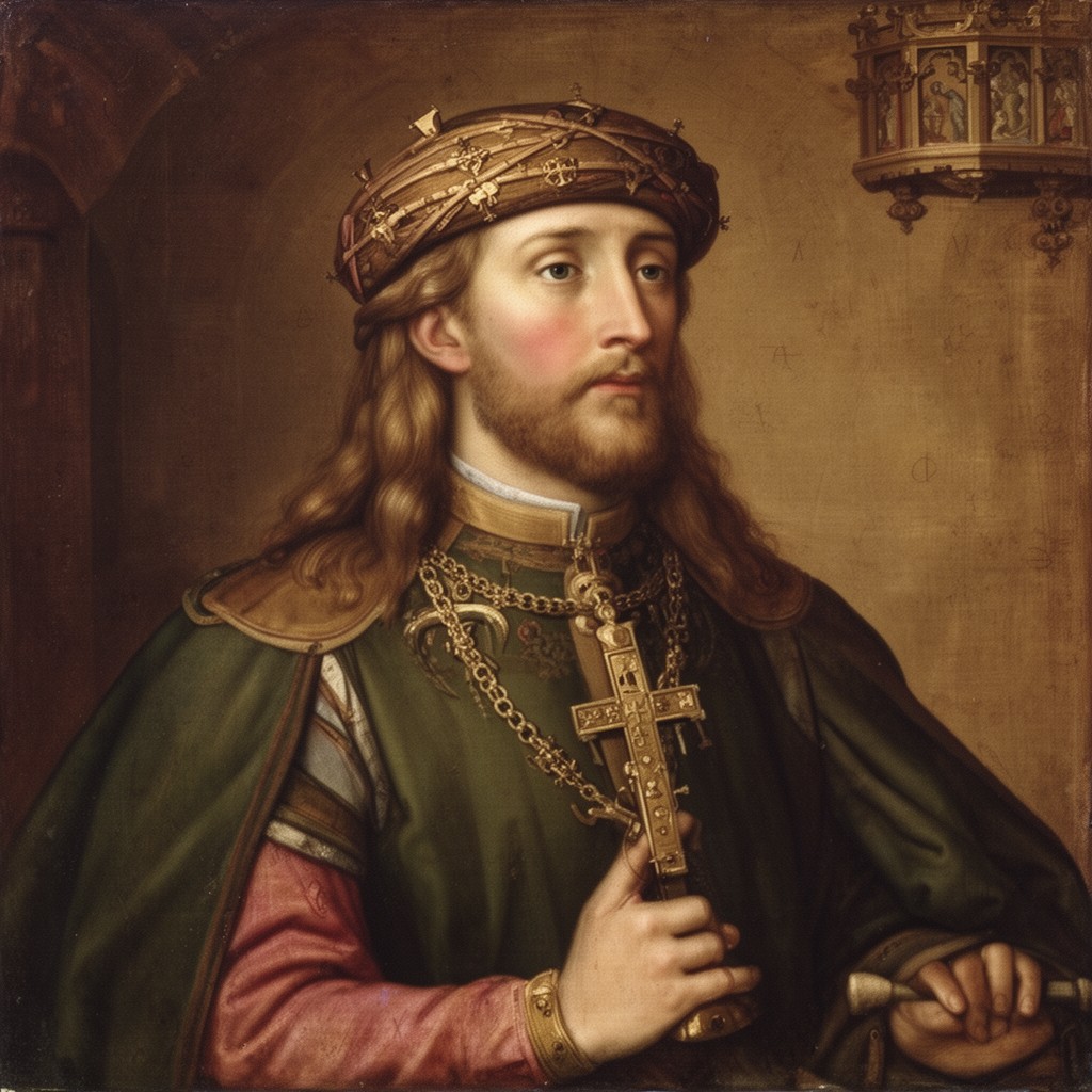 AI-generated illustration of Louis IX of France