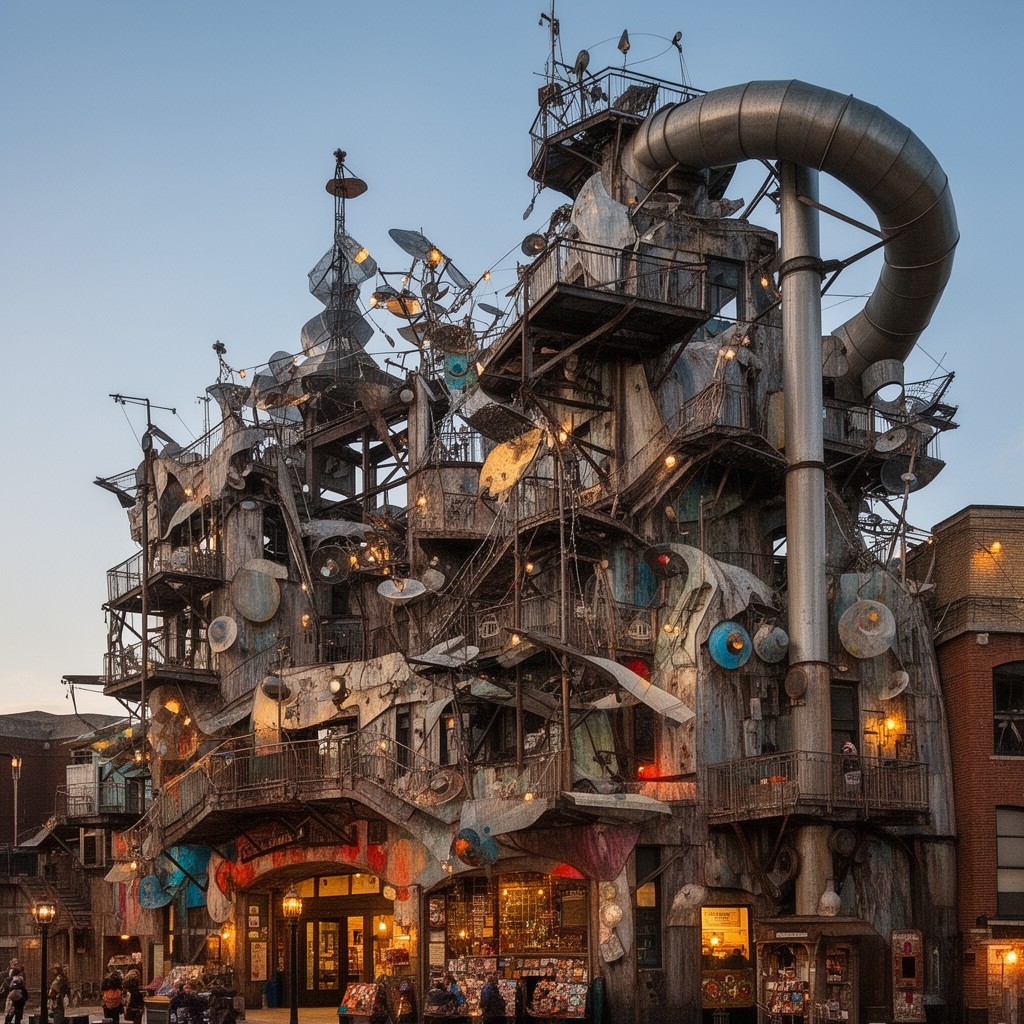 AI-generated illustration of City Museum
