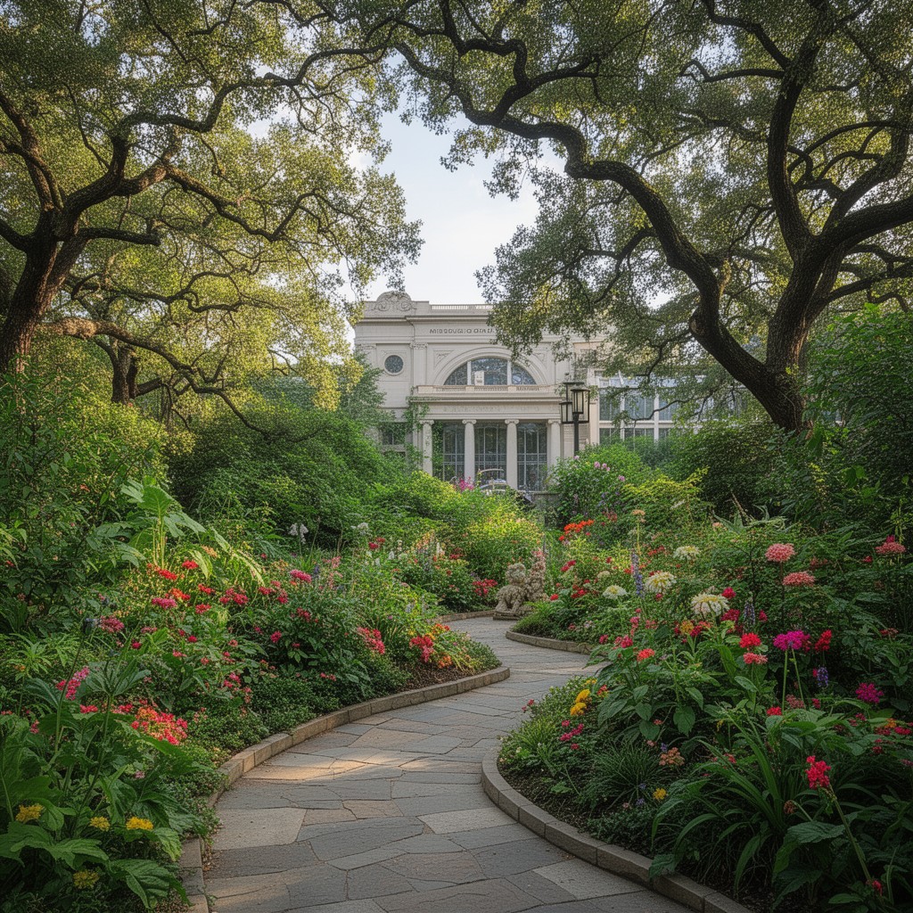 AI-generated illustration of Missouri Botanical Garden