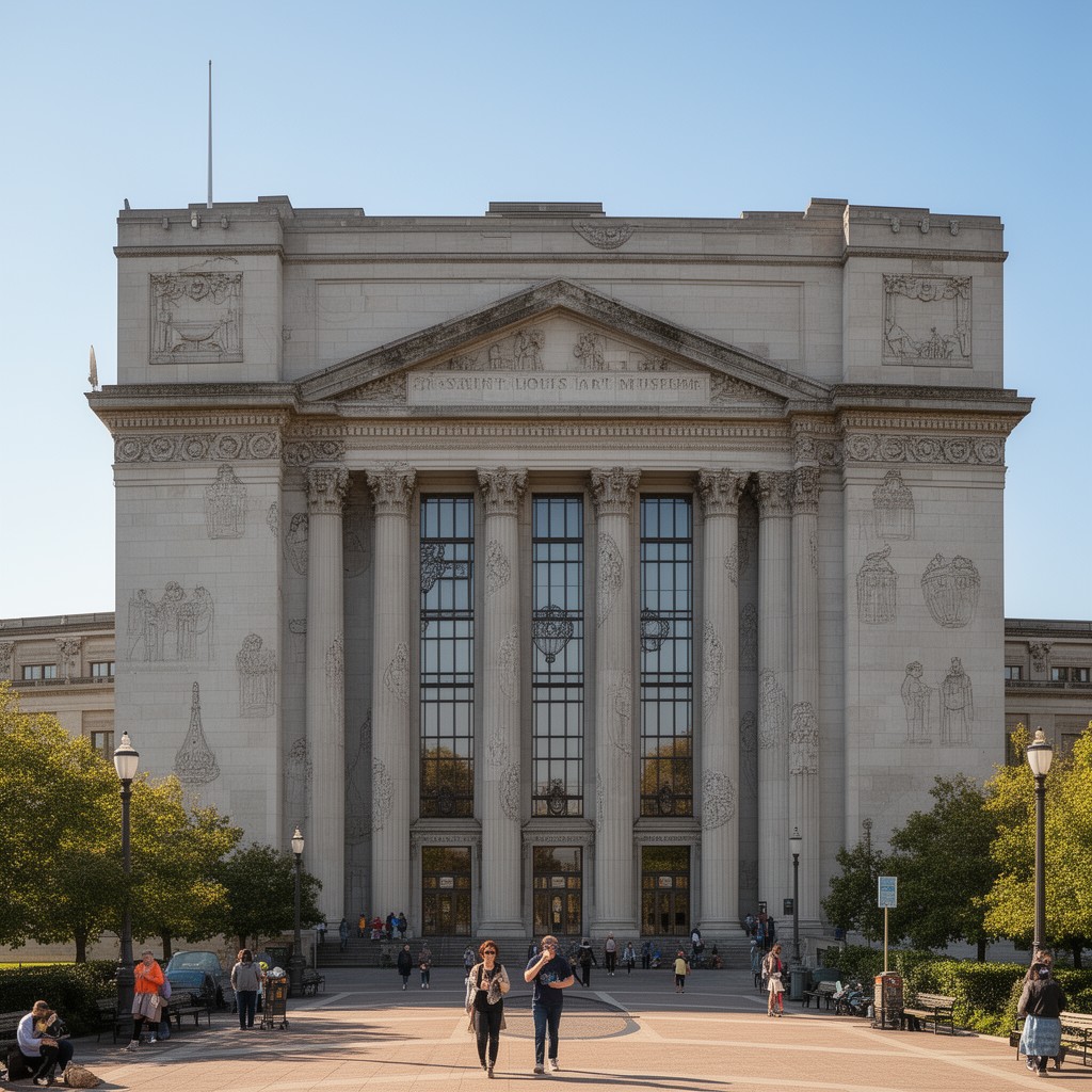 AI-generated illustration of Saint Louis Art Museum