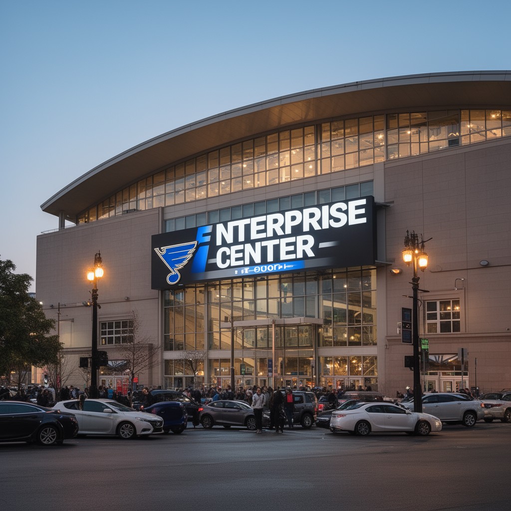 AI-generated illustration of Enterprise Center