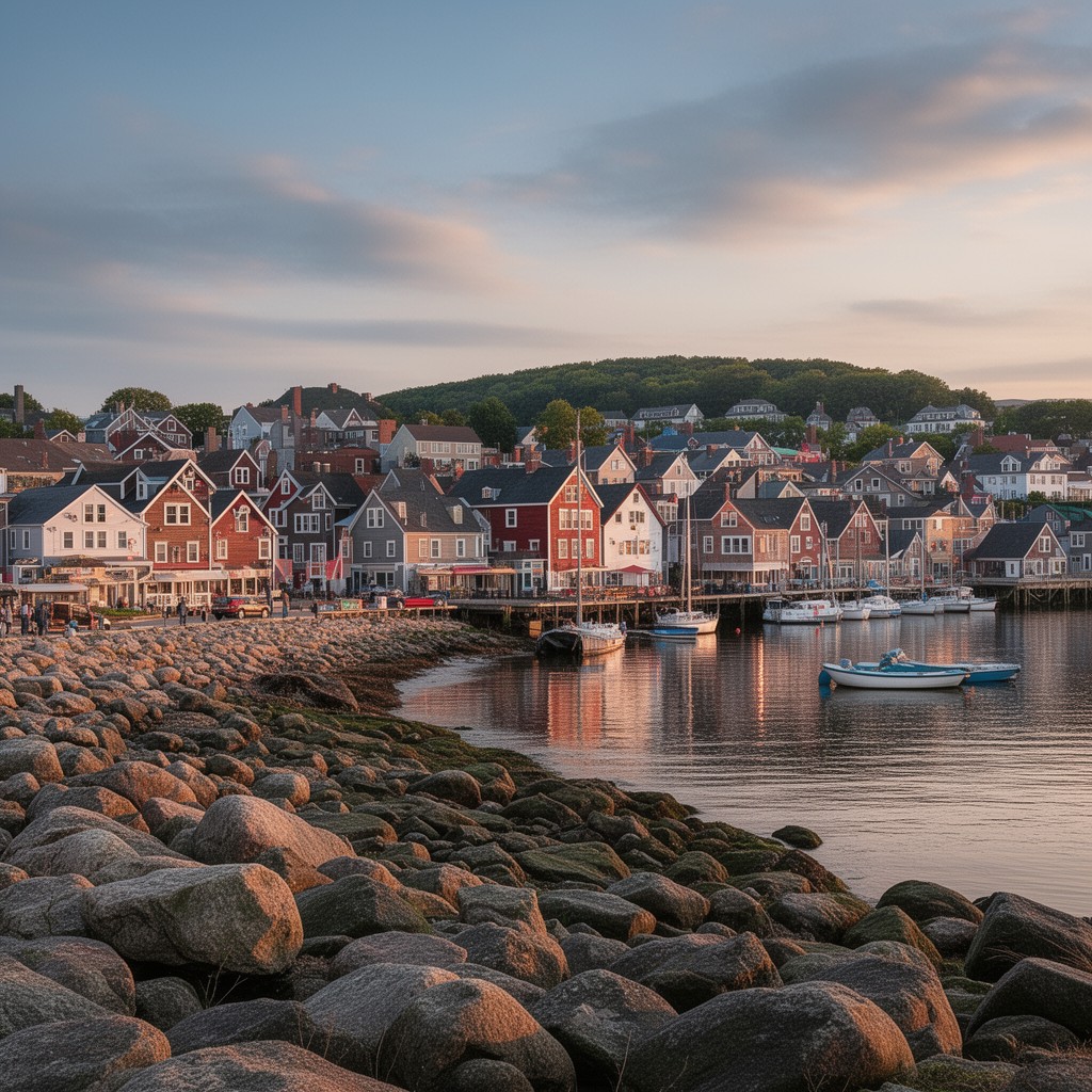 AI-generated illustration of Rockport