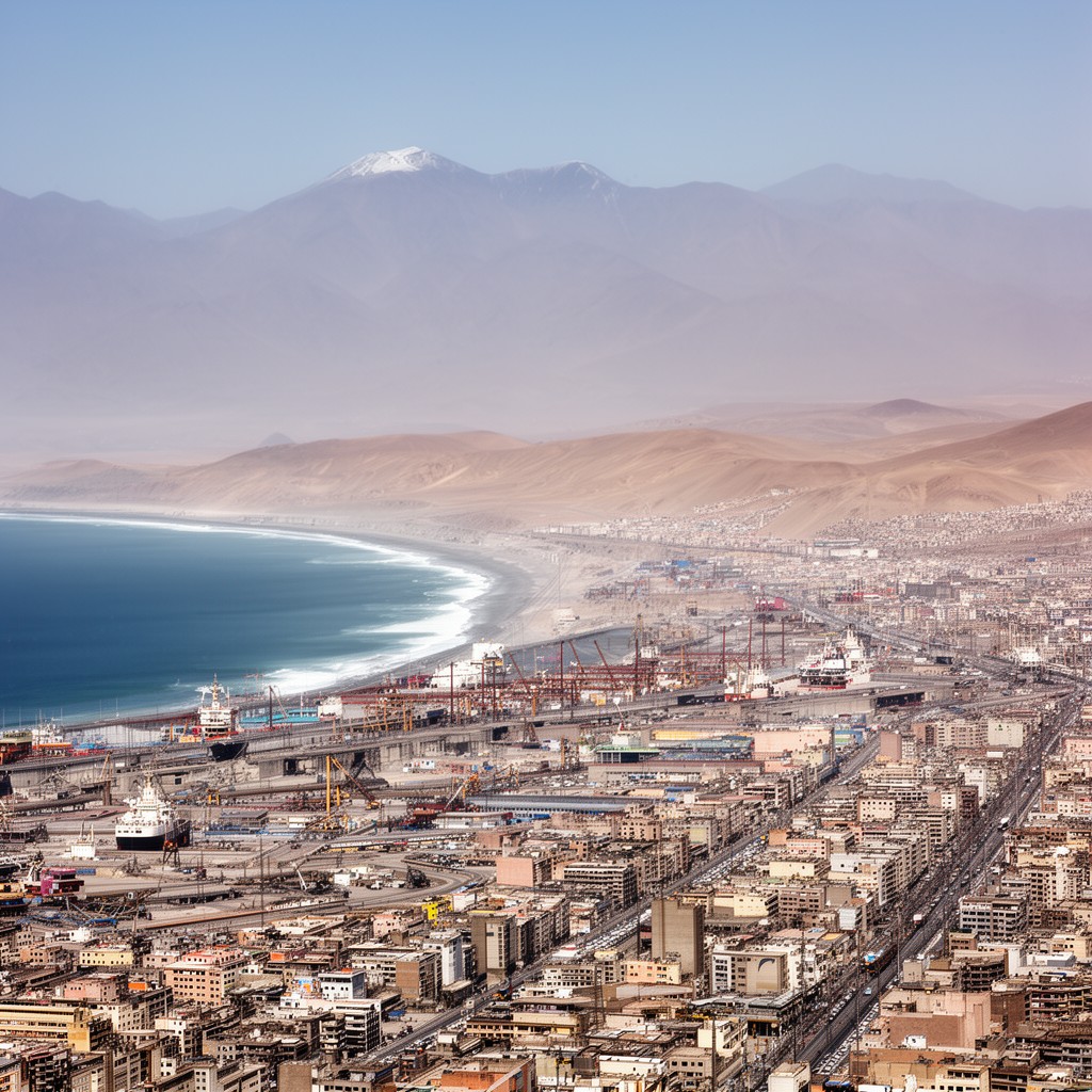 AI-generated illustration of Antofagasta