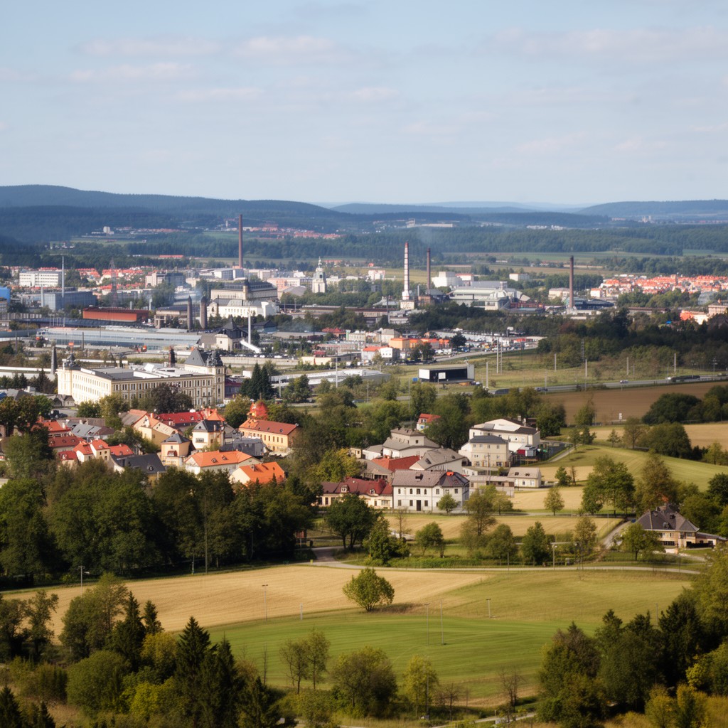 AI-generated illustration of Central Bohemian Region