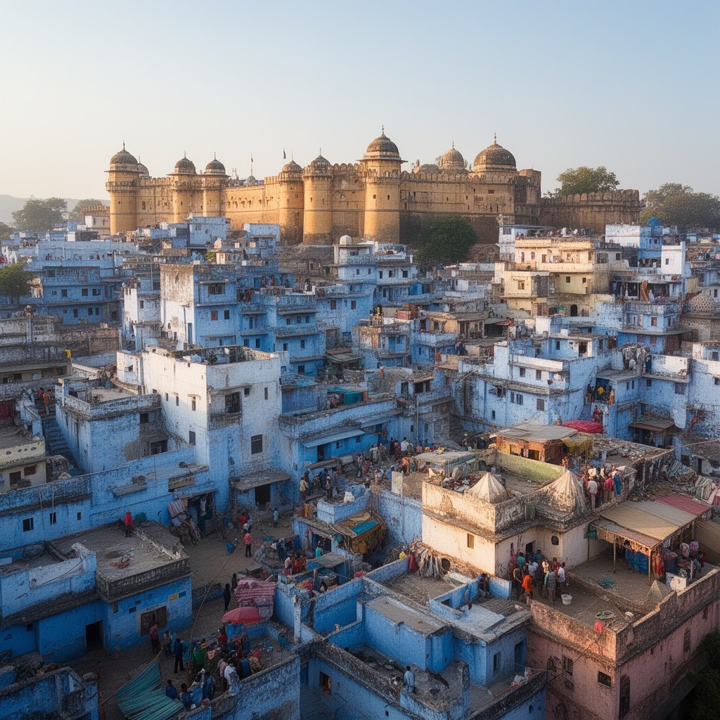 AI-generated illustration of Jodhpur
