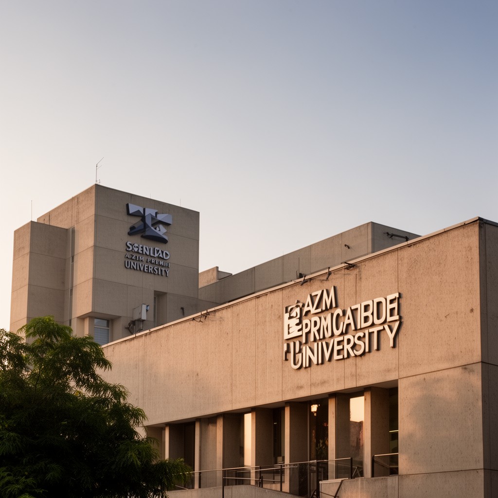 AI-generated illustration of Azim Premji University