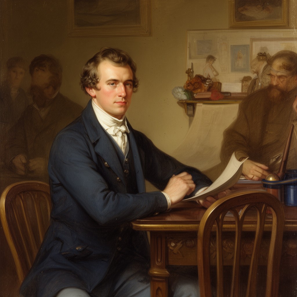 AI-generated illustration of Sir John Moore (as namesake of Moore Barracks and associated traditions)