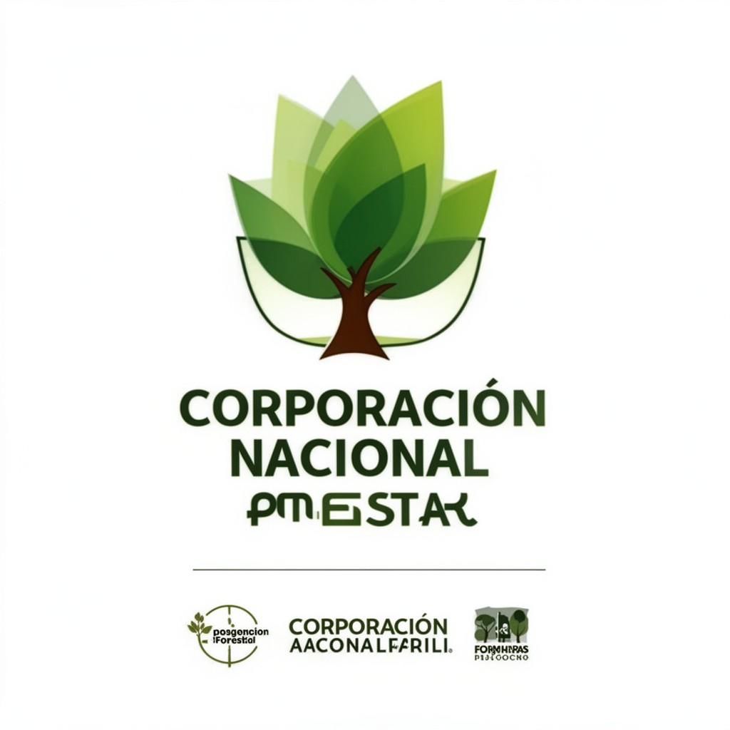 AI-generated illustration of Corporación Nacional Forestal