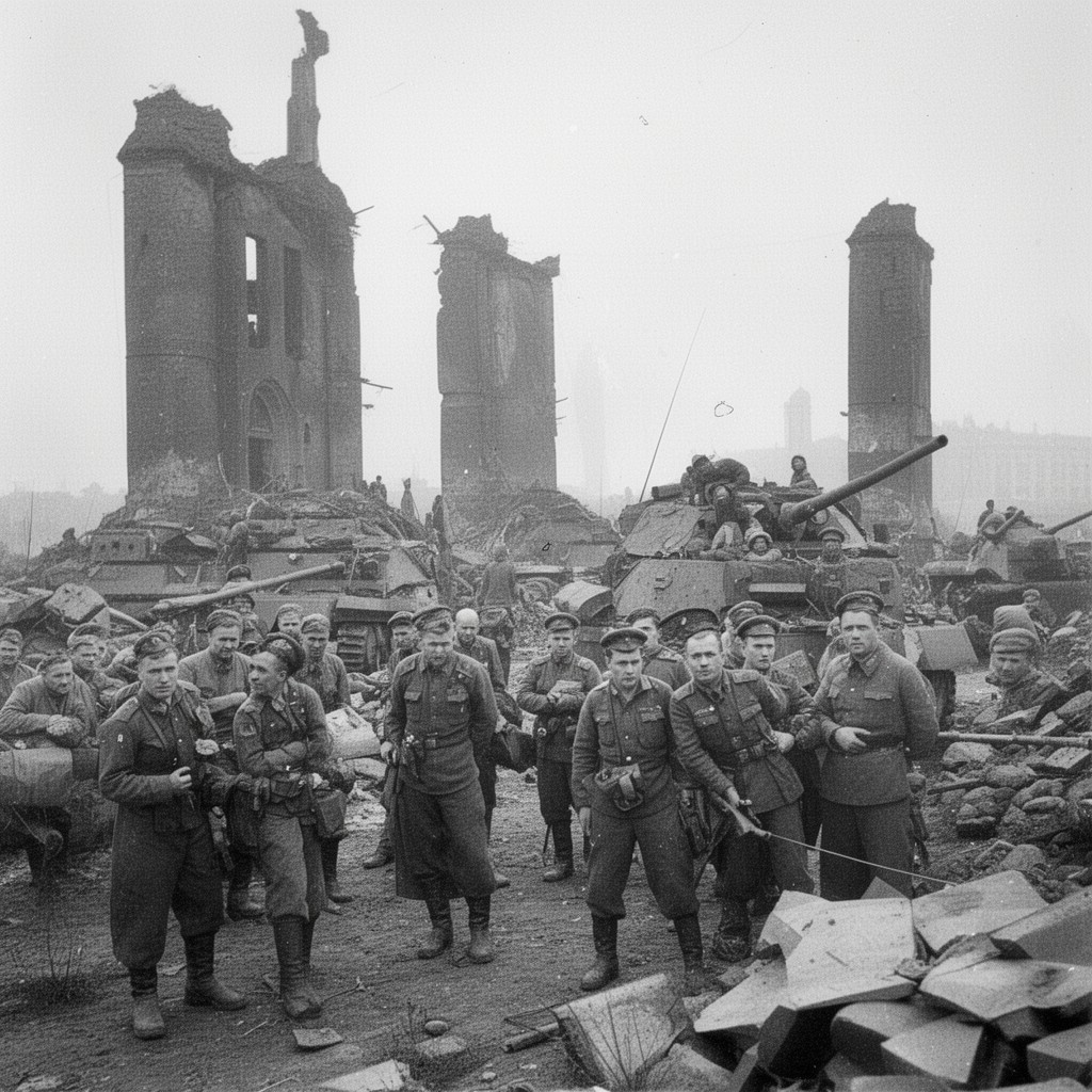 AI-generated illustration of Soviet Voronezh Front