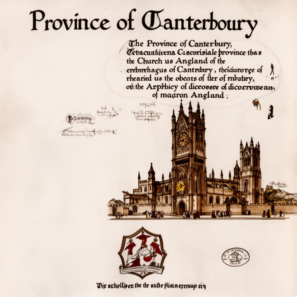 AI-generated illustration of Province of Canterbury